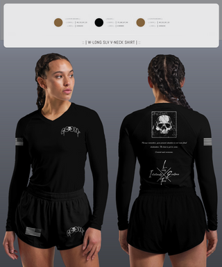 Womens Long Sleeve Vneck Shirt, TRF 911, , Teamtime, Team time, sublimation, custom sports apparel, team uniforms, spirit wear, spiritwear, sports uniforms, custom shirts, team store, custom team store, fundraiser sports, apparel fundraiser