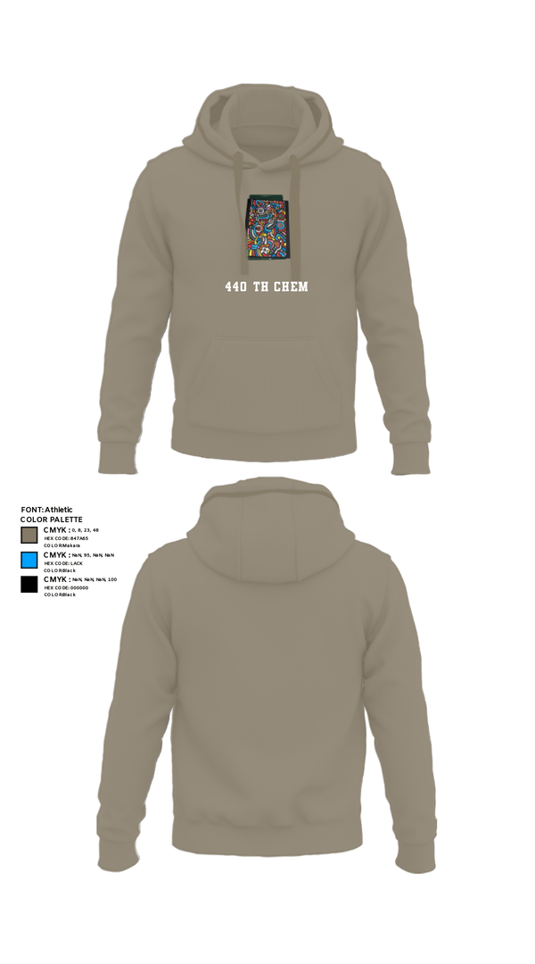 Hoodie, 440 th Chem, Army, Teamtime, Team time, sublimation, custom sports apparel, team uniforms, spirit wear, spiritwear, sports uniforms, custom shirts, team store, custom team store, fundraiser sports, apparel fundraiser