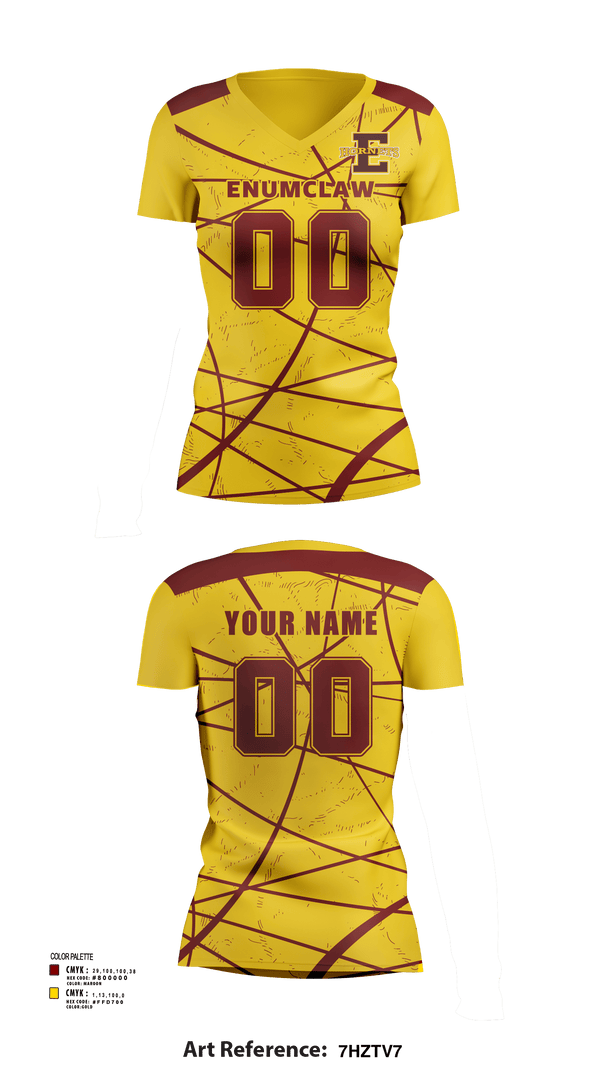 Womens Short Sleeve Vneck Shirt, Enumclaw High School Volleyball, Women's Volleyball, Teamtime, Team time, sublimation, custom sports apparel, team uniforms, spirit wear, spiritwear, sports uniforms, custom shirts, team store, custom team store, fundraiser sports, apparel fundraiser