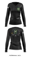 1-10 SFG FSC 9783356 Women's Long Sleeve V-neck Shirt - 105