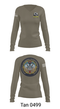 Swrmc 87303648 Women's Long Sleeve V-neck Shirt -1 73