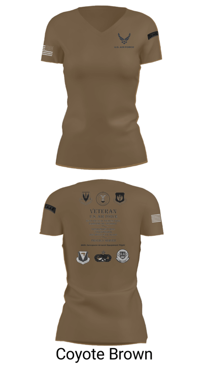 Ramstein AGE 81077227 Women's Short Sleeve V-neck Shirt - 8