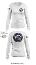 The Elite Force Llc 33160715 Women's Long Sleeve V-neck Shirt - 5