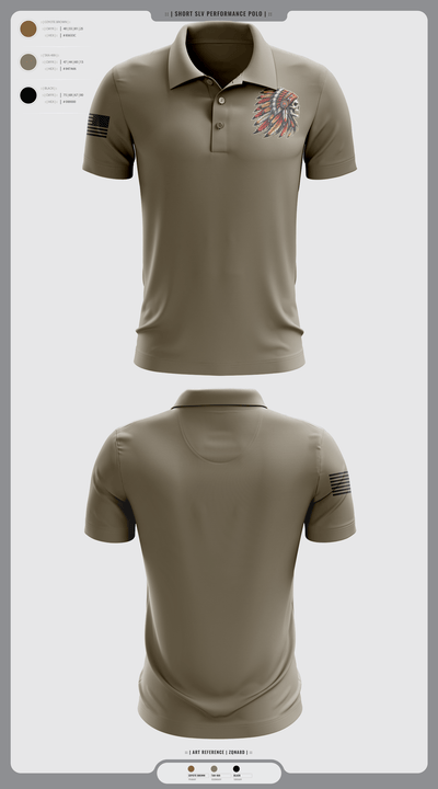 Comanche Squad 4858933 Short Sleeve Performance Polo - 2