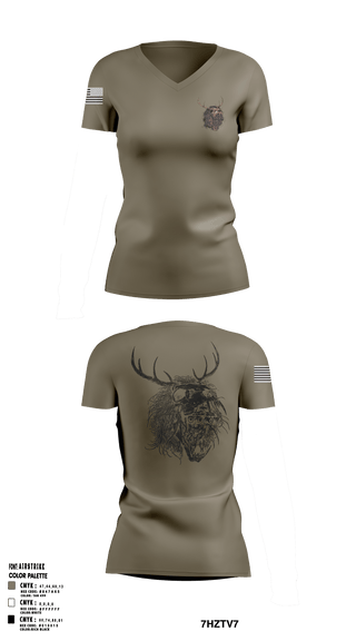 Women's Short Sleeve Vneck Shirt, 1-1871-187 ABU, Army, Teamtime, Team time, sublimation, custom sports apparel, team uniforms, spirit wear, spiritwear, sports uniforms, custom shirts, team store, custom team store, fundraiser sports, apparel fundraiser