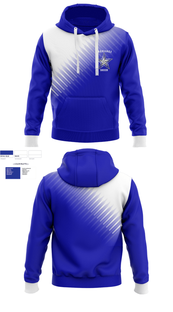 Hoodie, Lagrange High School Soccer, Women's Soccer, Teamtime, Team time, sublimation, custom sports apparel, team uniforms, spirit wear, spiritwear, sports uniforms, custom shirts, team store, custom team store, fundraiser sports, apparel fundraiser
