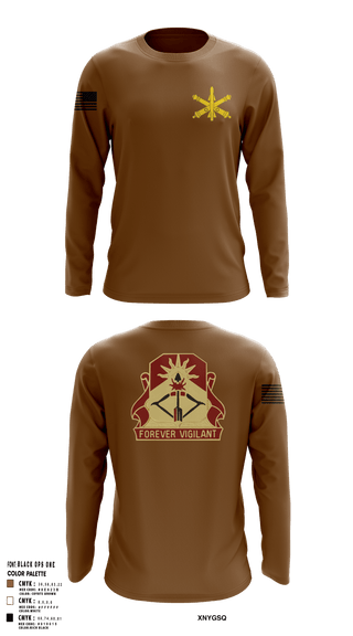 Long Sleeve Performance Shirt, BTRY-B 1/188th, National Guard, Teamtime, Team time, sublimation, custom sports apparel, team uniforms, spirit wear, spiritwear, sports uniforms, custom shirts, team store, custom team store, fundraiser sports, apparel fundraiser
