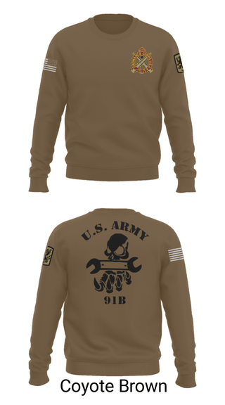 Crew Neck Sweatshirt, 411TH, Army, Teamtime, Team time, sublimation, custom sports apparel, team uniforms, spirit wear, spiritwear, sports uniforms, custom shirts, team store, custom team store, fundraiser sports, apparel fundraiser