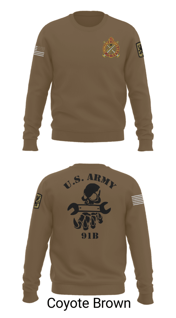 Crew Neck Sweatshirt, 411TH, Army, Teamtime, Team time, sublimation, custom sports apparel, team uniforms, spirit wear, spiritwear, sports uniforms, custom shirts, team store, custom team store, fundraiser sports, apparel fundraiser