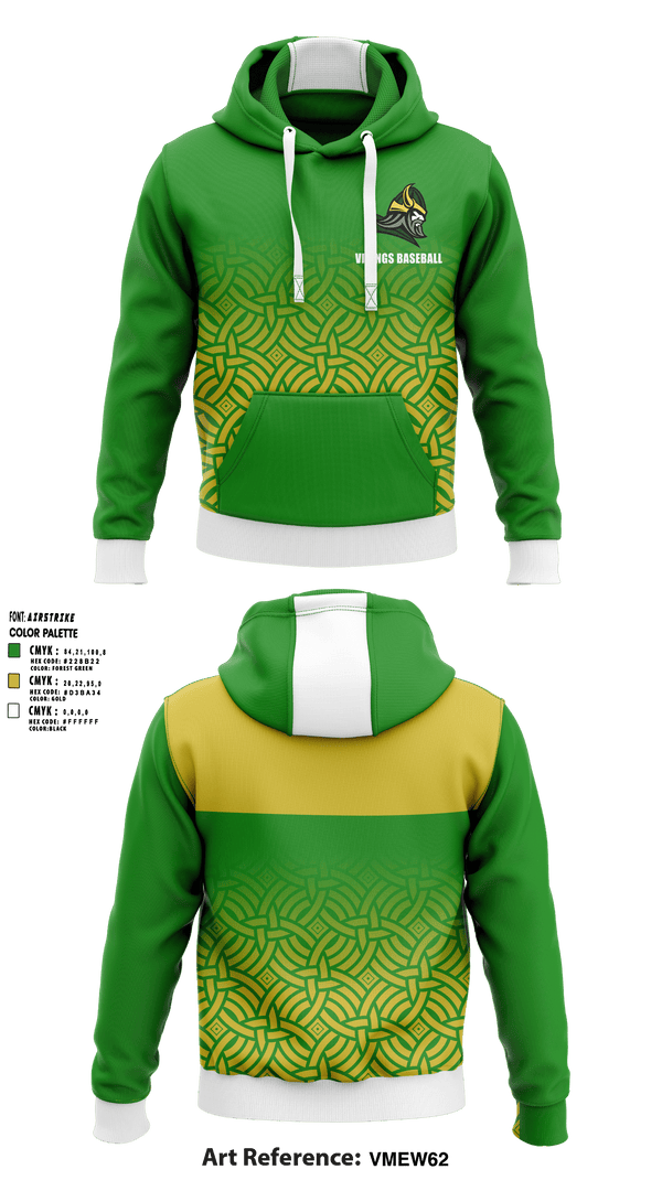 Hoodie, Vikings, Baseball, Teamtime, Team time, sublimation, custom sports apparel, team uniforms, spirit wear, spiritwear, sports uniforms, custom shirts, team store, custom team store, fundraiser sports, apparel fundraiser