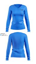 Multimediaprinting 2891725 Women's Long Sleeve V-neck Shirt - 1
