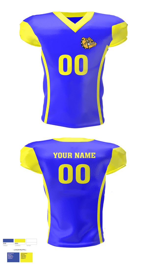 Football Jersey, Claysburg-Kimmel Senior High School Football, Football, Teamtime, Team time, sublimation, custom sports apparel, team uniforms, spirit wear, spiritwear, sports uniforms, custom shirts, team store, custom team store, fundraiser sports, apparel fundraiser