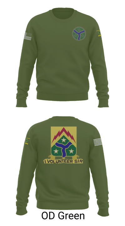 278th Armored Cavalry 65599627 Crew Neck Sweatshirt - 45