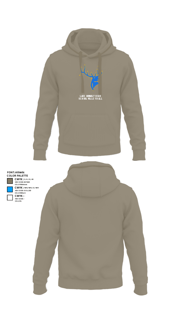 Hoodie, Lake Quinault High School Volleyball, Women's Volleyball, Teamtime, Team time, sublimation, custom sports apparel, team uniforms, spirit wear, spiritwear, sports uniforms, custom shirts, team store, custom team store, fundraiser sports, apparel fundraiser