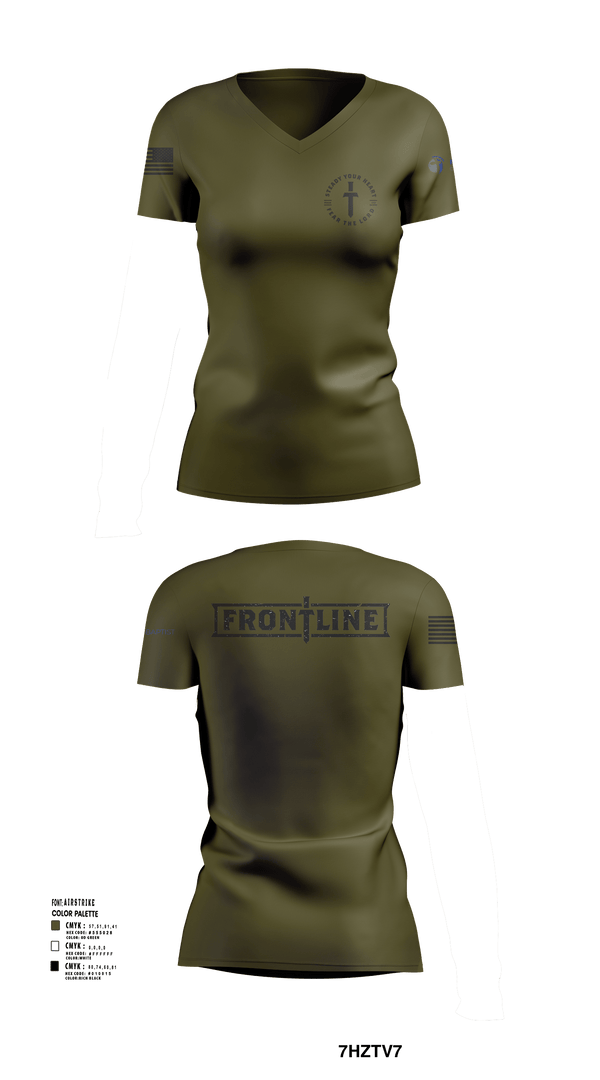 Womens Short Sleeve Vneck Shirt, Friends Baptist Church, , Teamtime, Team time, sublimation, custom sports apparel, team uniforms, spirit wear, spiritwear, sports uniforms, custom shirts, team store, custom team store, fundraiser sports, apparel fundraiser