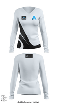 Roam FIT 54507988 Women's Long Sleeve V-neck Shirt - 121