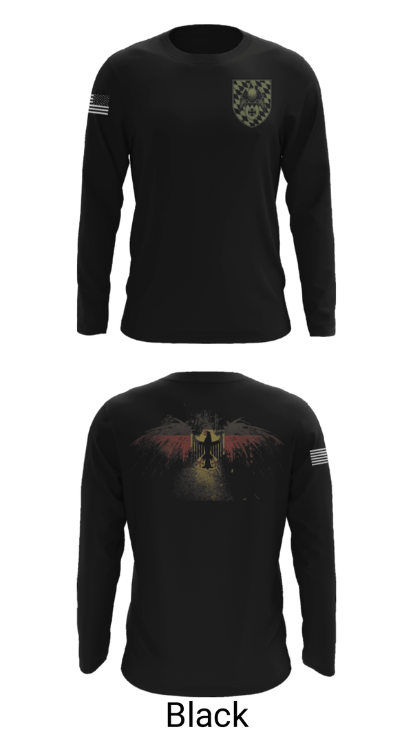 Long Sleeve Performance Shirt, 3./HSchRgt1, Army, Teamtime, Team time, sublimation, custom sports apparel, team uniforms, spirit wear, spiritwear, sports uniforms, custom shirts, team store, custom team store, fundraiser sports, apparel fundraiser