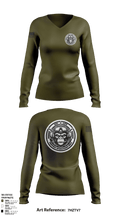 SMTC 35310311 Women's Long Sleeve V-neck Shirt - 163