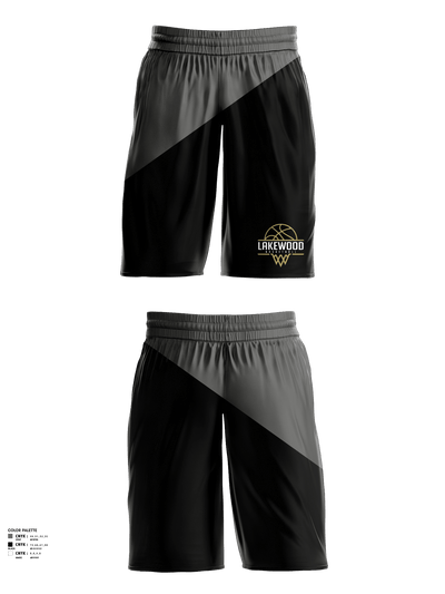 Lakewood High School Bsketball 90891143 Womens Basketball Shorts - 1