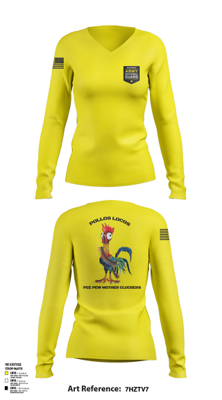 Womens Long Sleeve Vneck Shirt, , Army, Teamtime, Team time, sublimation, custom sports apparel, team uniforms, spirit wear, spiritwear, sports uniforms, custom shirts, team store, custom team store, fundraiser sports, apparel fundraiser
