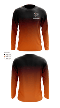 Flanagan Cornell Falcons Basketball 26275261 Long Sleeve Performance Shirt - 40