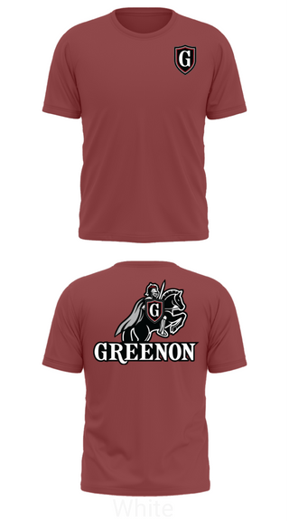 Old School Cotton Feel Shirt, Greenon Knights, Women's Volleyball, Teamtime, Team time, sublimation, custom sports apparel, team uniforms, spirit wear, spiritwear, sports uniforms, custom shirts, team store, custom team store, fundraiser sports, apparel fundraiser