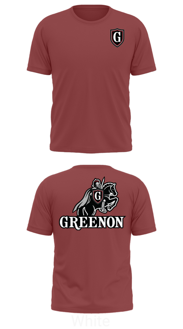 Old School Cotton Feel Shirt, Greenon Knights, Women's Volleyball, Teamtime, Team time, sublimation, custom sports apparel, team uniforms, spirit wear, spiritwear, sports uniforms, custom shirts, team store, custom team store, fundraiser sports, apparel fundraiser