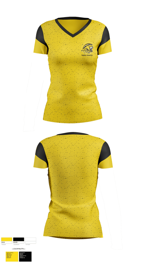 Womens Short Sleeve Vneck Shirt, Mankato East High School Cross Country, Cross Country, Teamtime, Team time, sublimation, custom sports apparel, team uniforms, spirit wear, spiritwear, sports uniforms, custom shirts, team store, custom team store, fundraiser sports, apparel fundraiser