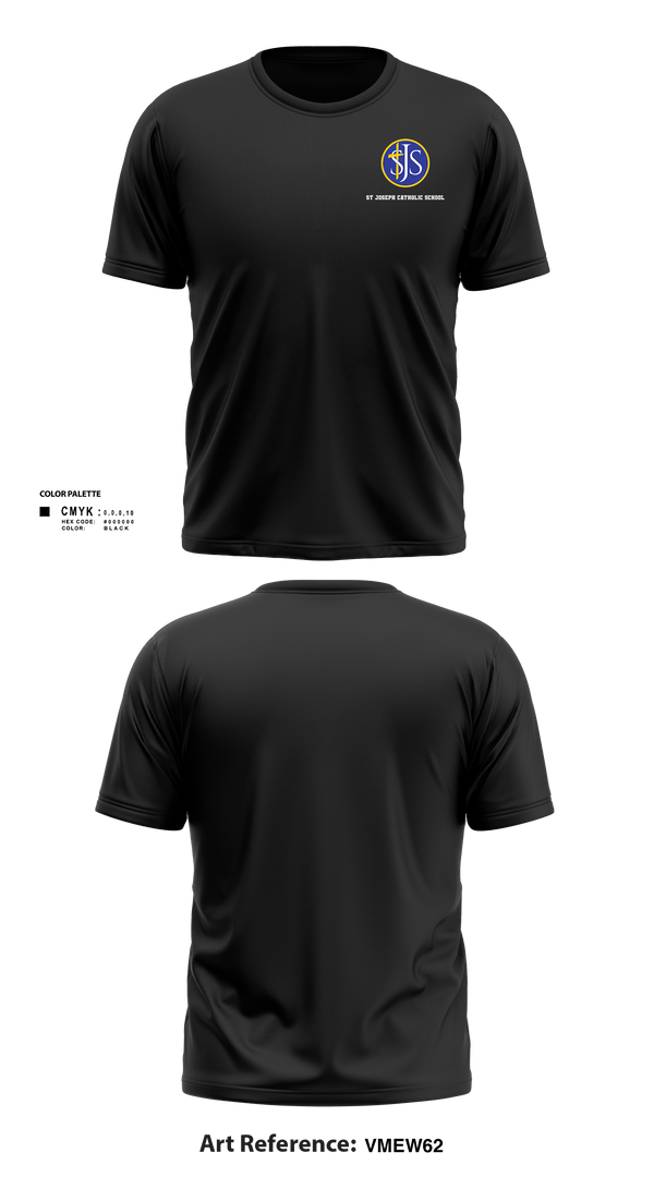 Short Sleeve Performance Shirt, St Joseph Catholic School Volleyball, Women's Volleyball, Teamtime, Team time, sublimation, custom sports apparel, team uniforms, spirit wear, spiritwear, sports uniforms, custom shirts, team store, custom team store, fundraiser sports, apparel fundraiser
