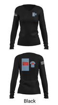 Venture cleaning solutions 84416959 Women's Long Sleeve V-neck Shirt - 35