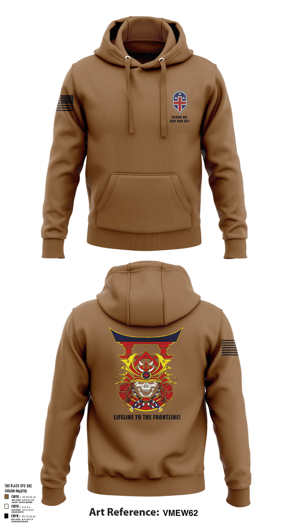 Hoodie, 343rd Medical Hospital Augmentation Detachment, , Teamtime, Team time, sublimation, custom sports apparel, team uniforms, spirit wear, spiritwear, sports uniforms, custom shirts, team store, custom team store, fundraiser sports, apparel fundraiser