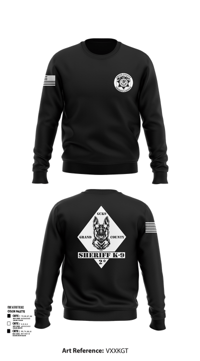 GCSO K9 19813935 Crew Neck Sweatshirt - 102