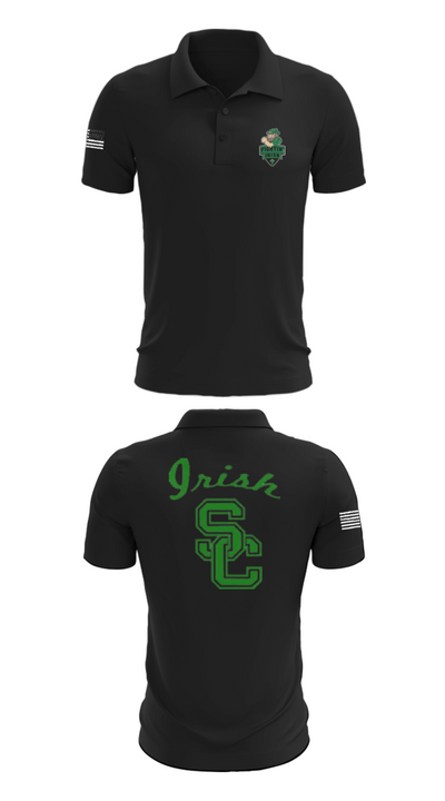 Springfield Catholic High School Soccer 49768521 Short Sleeve Performance Polo - 28