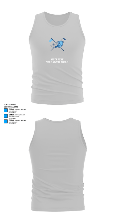 Vista Peak Preparatory Golf 18204582 Tank Top - 13