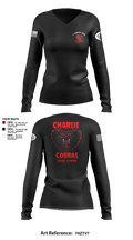 C. Company, MRBn 69081058 Women's Long Sleeve V-neck Shirt -1 3