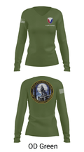 USAG Fort Hunter Liggett 63264859 Women's Long Sleeve V-neck Shirt - 31