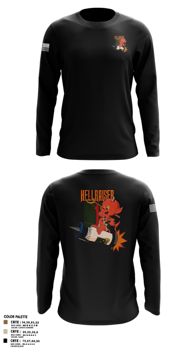Hellraiser 5930762 Long Sleeve Performance Shirt 3