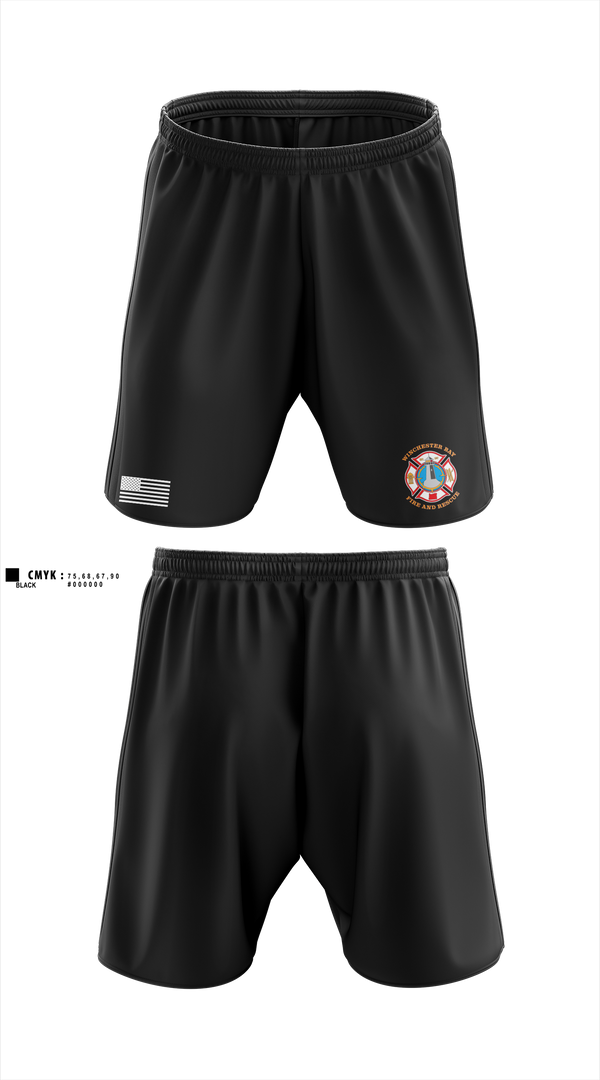 Athletic Shorts With Pockets, Winchester Bay Fire and Rescue, Fire Department, Teamtime, Team time, sublimation, custom sports apparel, team uniforms, spirit wear, spiritwear, sports uniforms, custom shirts, team store, custom team store, fundraiser sports, apparel fundraiser
