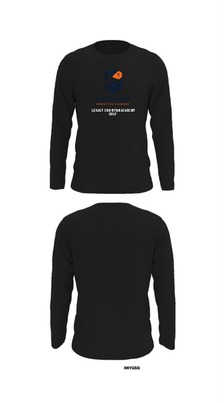Long Sleeve Performance Shirt, Legacy Christian Academy Golf, Golf, Teamtime, Team time, sublimation, custom sports apparel, team uniforms, spirit wear, spiritwear, sports uniforms, custom shirts, team store, custom team store, fundraiser sports, apparel fundraiser