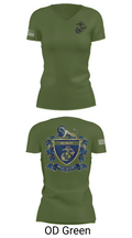 MHS MCJROTC 59562890 Women's Short Sleeve V-neck Shirt - 48