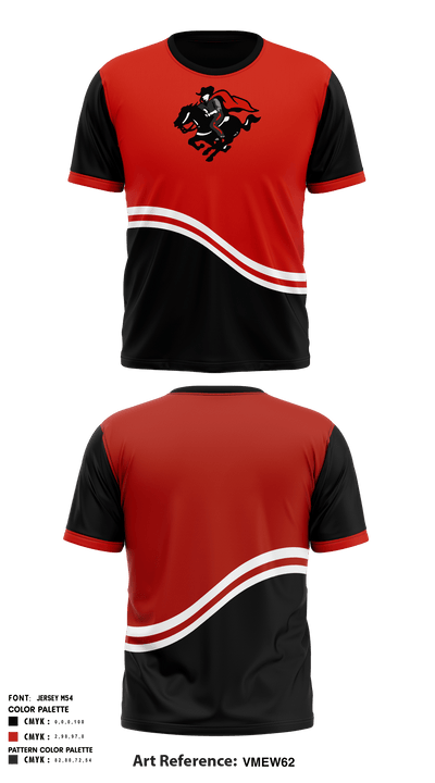 Sam Rayburn Middle School Soccer 53581455 Short Sleeve Performance Shirt - 39