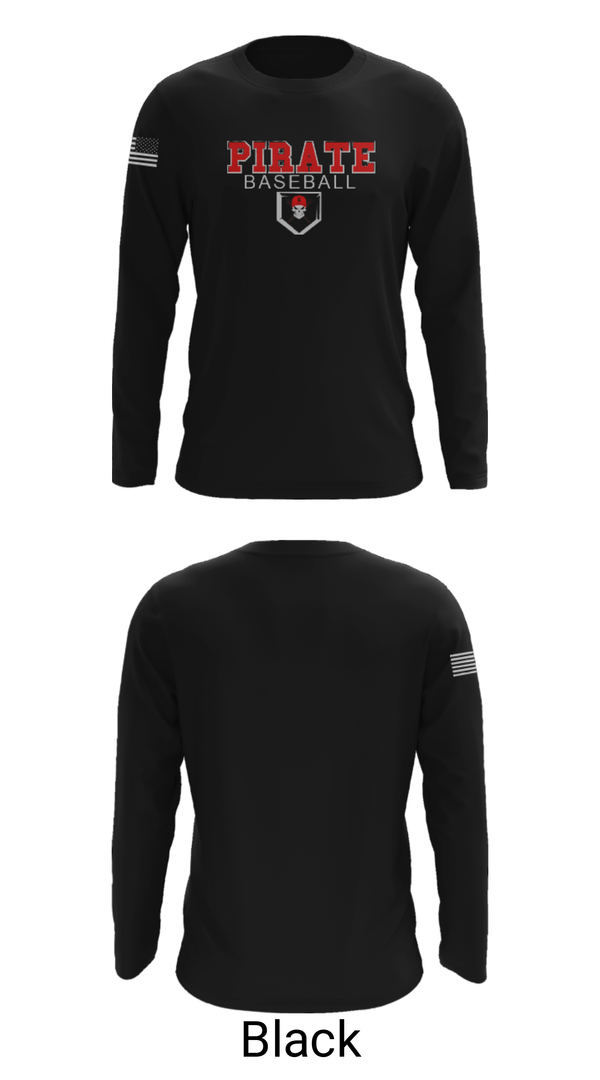 Long Sleeve Performance Shirt, Grants High School Baseball, Baseball, Teamtime, Team time, sublimation, custom sports apparel, team uniforms, spirit wear, spiritwear, sports uniforms, custom shirts, team store, custom team store, fundraiser sports, apparel fundraiser