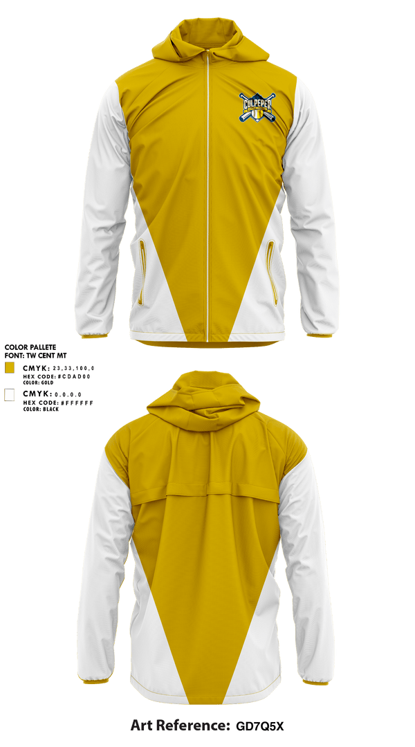 Windbreaker, Culpeper Little League, Baseball, Teamtime, Team time, sublimation, custom sports apparel, team uniforms, spirit wear, spiritwear, sports uniforms, custom shirts, team store, custom team store, fundraiser sports, apparel fundraiser