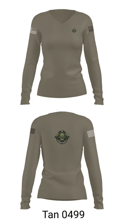 DTRP 1/11ACR WARLORDS 85109103 Women's Long Sleeve V-neck Shirt - 77