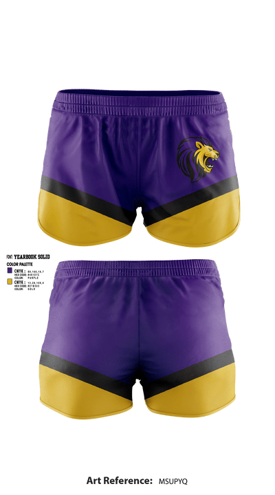 Manchester Middle School Cheer 8756881 Women's Shorts - 2