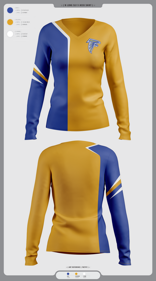 Womens Long Sleeve Vneck Shirt, Todd County High School Wrestling, Wrestling, Teamtime, Team time, sublimation, custom sports apparel, team uniforms, spirit wear, spiritwear, sports uniforms, custom shirts, team store, custom team store, fundraiser sports, apparel fundraiser