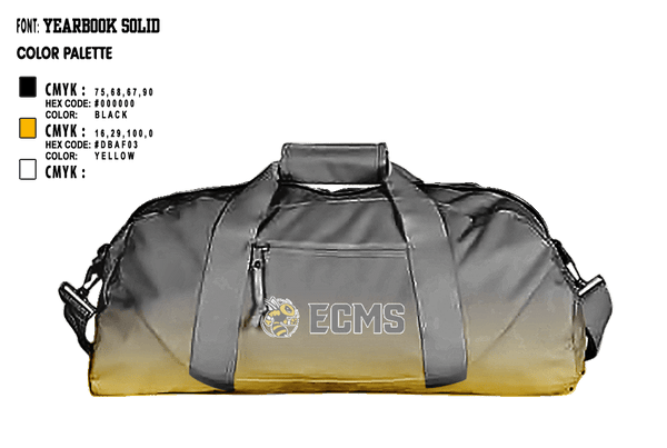 Duffle Bag, Elizabeth City Middle School Football, Football, Teamtime, Team time, sublimation, custom sports apparel, team uniforms, spirit wear, spiritwear, sports uniforms, custom shirts, team store, custom team store, fundraiser sports, apparel fundraiser
