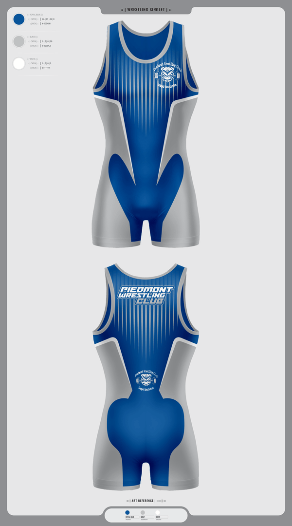 Wrestling Singlet, Piedmont Youth Wrestling, Wrestling, Teamtime, Team time, sublimation, custom sports apparel, team uniforms, spirit wear, spiritwear, sports uniforms, custom shirts, team store, custom team store, fundraiser sports, apparel fundraiser