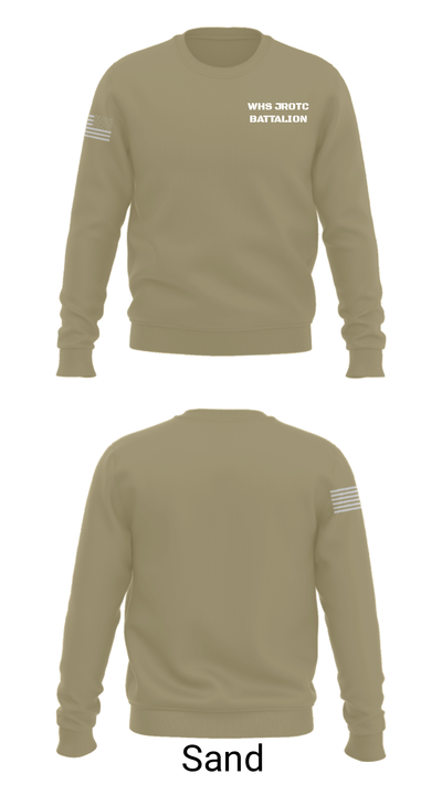 WHS JROTC BATTALION 72696023 Crew Neck Sweatshirt - 85