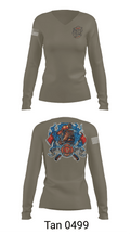 Golden Fire Dept. 85481633 Women's Long Sleeve V-neck Shirt -1 77